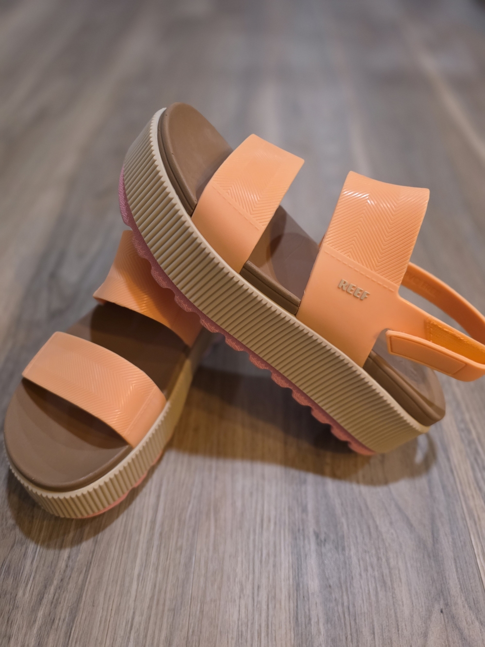 Reef Women’s Orange Platform Sandal